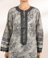 Women's Pret Zari Lawn Grey Embroidered A-Line Shirt